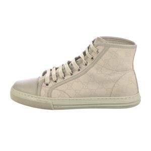 Gucci Light Beige High-Top Sneakers